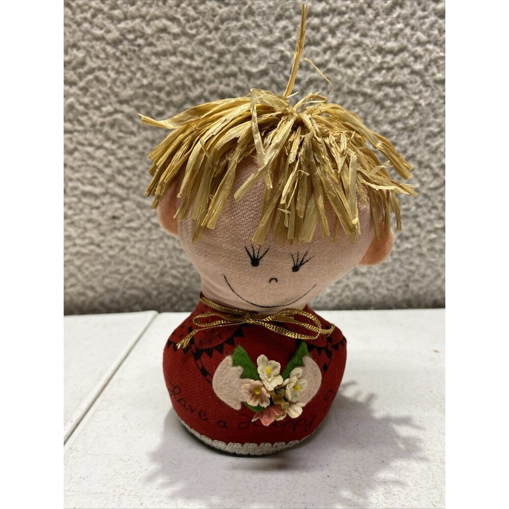 Western Union Dolly-Gram Have A Happy Day Hard Sculpture Plush Advertising Doll